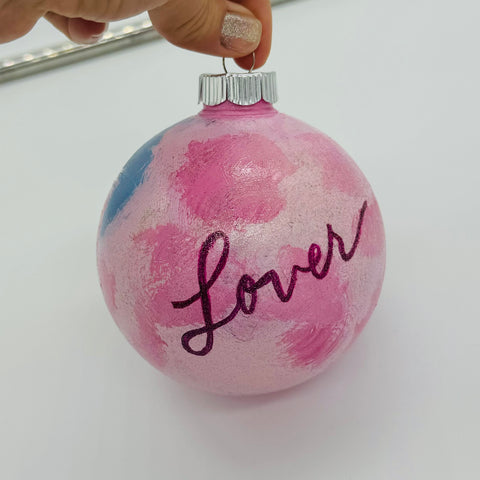 Lover Christmas Ornament (round ball)