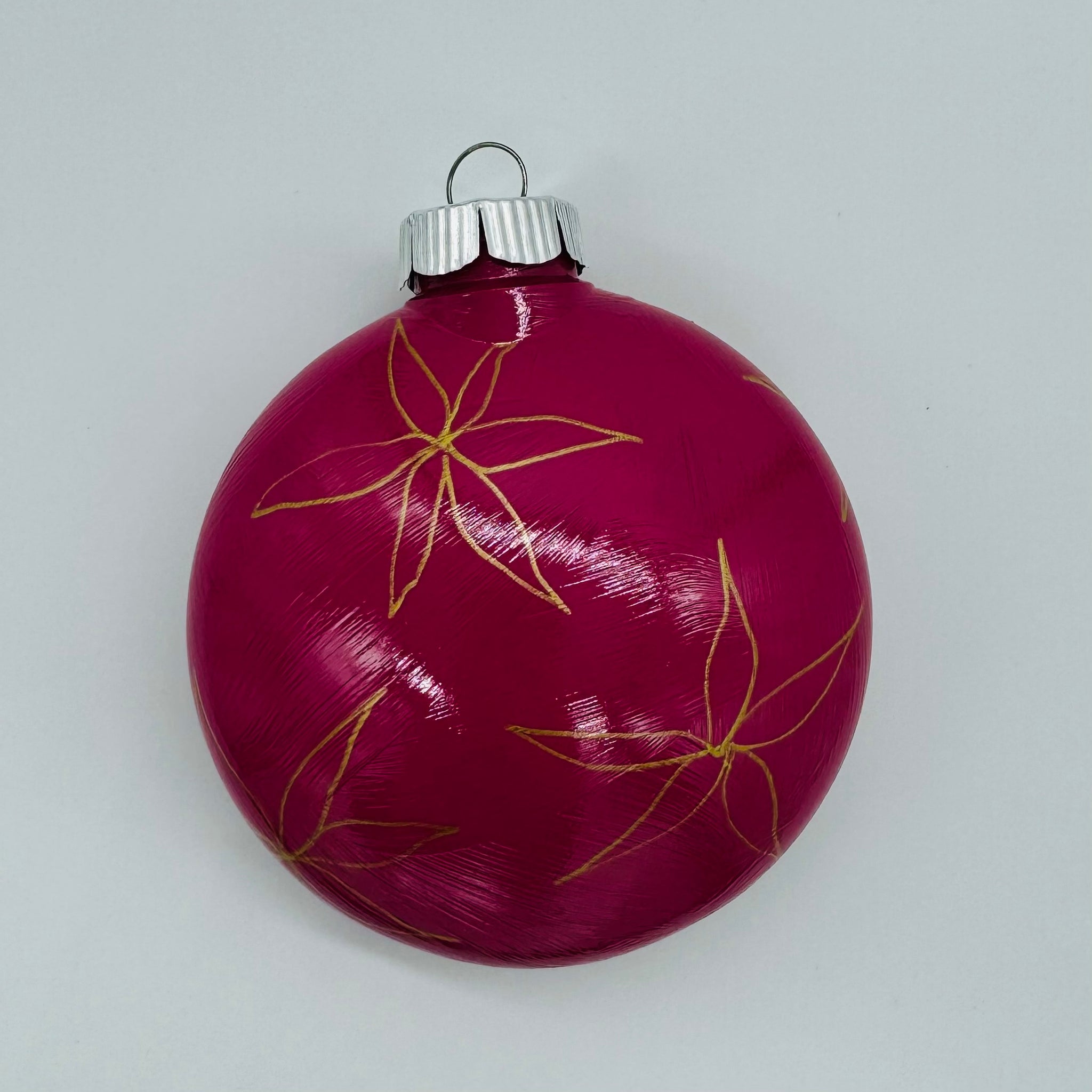 Fuscia Ornament (round flat)