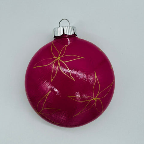 Fuscia Ornament (round flat)